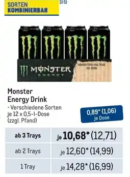 METRO Monster Energy Drink Angebot