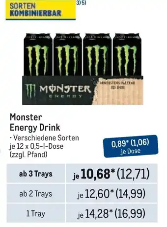 METRO Monster Energy Drink Angebot