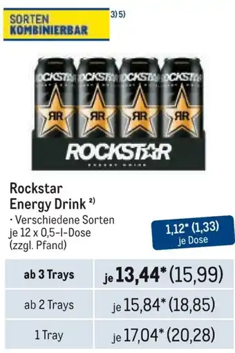 METRO Rockstar Energy Drink Angebot