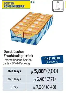 METRO Durstlöscher Fruchtsaftgetränk Angebot