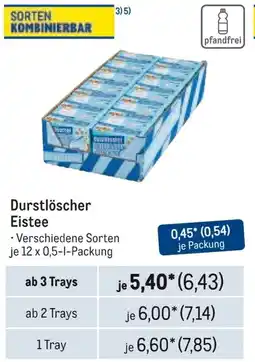 METRO Durstlöscher Eistee Angebot