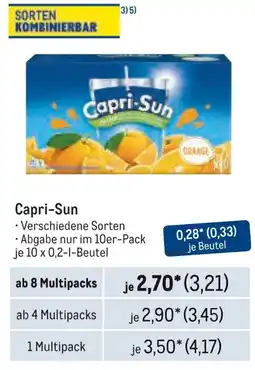 METRO Capri-Sun Angebot