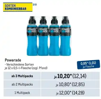 METRO Powerade Angebot