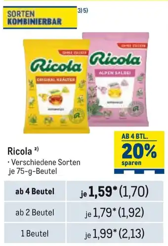 METRO Ricola Angebot