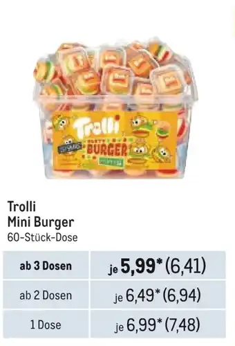 METRO Trolli Mini Burger Angebot