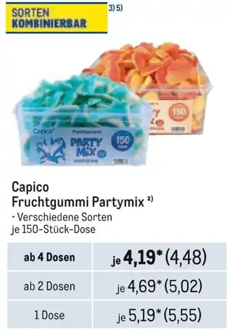 METRO Capico Fruchtgummi Partymix Angebot