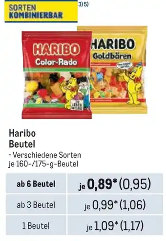 METRO Haribo Beutel Angebot