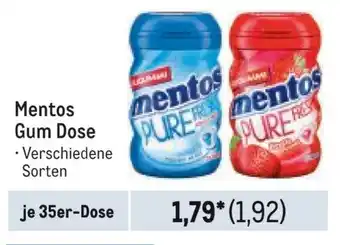 METRO Mentos Gum Dose Angebot