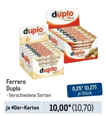 METRO Ferrero Duplo Angebot