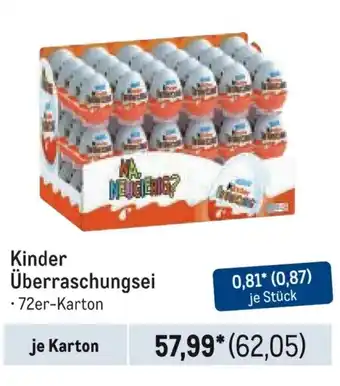 METRO Kinder Überraschungsei Angebot