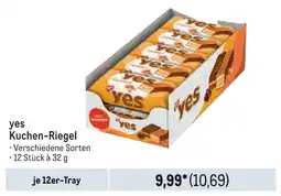 METRO yes Kuchen-Riegel Angebot