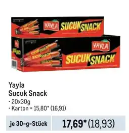 METRO Yayla Sucuk Snack Angebot