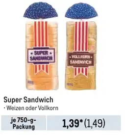 METRO Super Sandwich Angebot