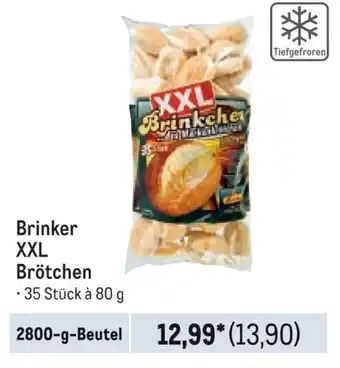 METRO Brinker XXL Brötchen Angebot