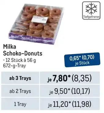 METRO Milka Schoko-Donuts Angebot