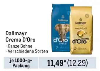 METRO Dallmayr Crema D'Oro Angebot