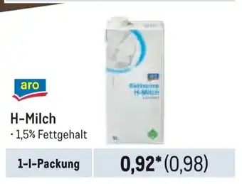 METRO aro H-Milch Angebot