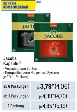 METRO Jacobs Kapseln Angebot