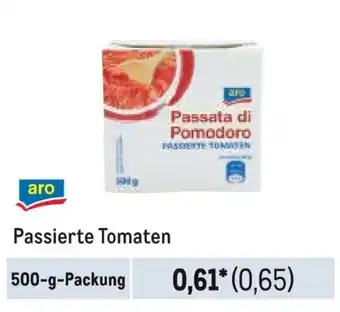 METRO aro Passierte Tomaten Angebot