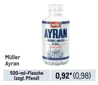 METRO Müller Ayran Angebot