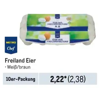 METRO METRO Chef Freiland Eier Angebot