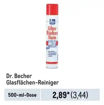 METRO Dr. Becher Glasflächen-Reiniger Angebot