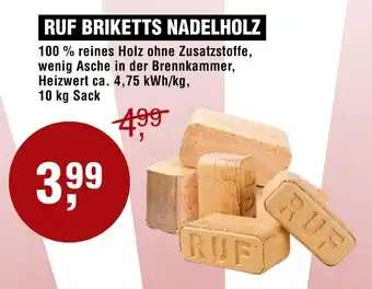 Handelshof Ruf briketts nadelholz Angebot