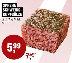 Handelshof Sprehe schweins- kopfsülze Angebot