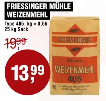 Handelshof Friessinger mühle weizenmehl Angebot