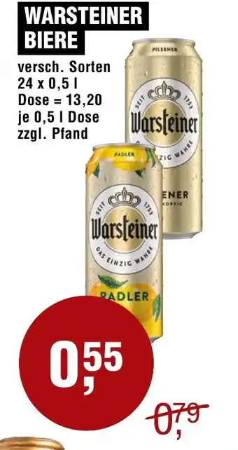 Handelshof Warsteiner biere Angebot