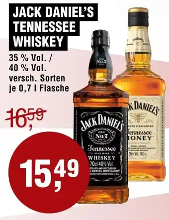 Handelshof Jack daniel's tennessee whiskey Angebot