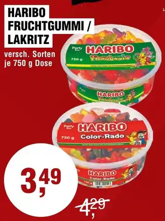 Handelshof Haribo fruchtgummi / lakritz Angebot