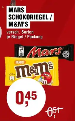 Handelshof Mars schokoriegel / m&m's Angebot