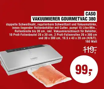 Handelshof Caso vakuumierer gourmetvac 380 Angebot