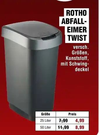 Handelshof Rotho abfall- eimer twist Angebot