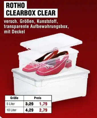 Handelshof Rotho clearbox clear Angebot