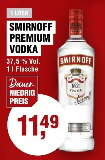 Handelshof Smirnoff premium vodka Angebot