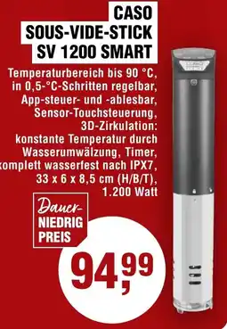 Handelshof Caso sous-vide-stick sv 1200 smart Angebot