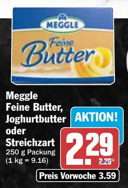 AEZ Meggle Feine Butter, Joghurtbutter oder Streichzart  ! Angebot