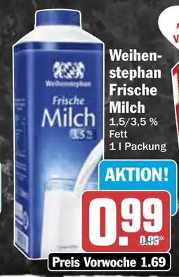 AEZ Weihenstephan Frische Frische Milch Angebot