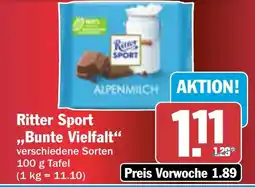 AEZ Ritter Sport ,,Bunte Vielfalt" Angebot