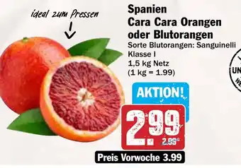 AEZ Spanien Cara Cara Orangen oder Blutorangen Angebot