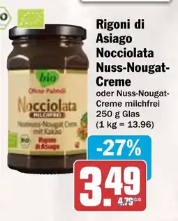 AEZ Rigoni di Asiago Nocciolata Nuss-Nougat- Creme Angebot