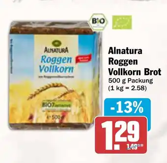 AEZ Alnatura Roggen Vollkorn Brot Angebot