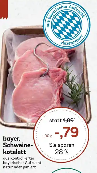 AEZ bayer. Schweine- kotelett Angebot