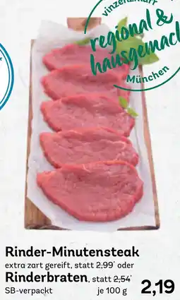 AEZ Rinder-Minutensteak oder Rinderbraten Angebot