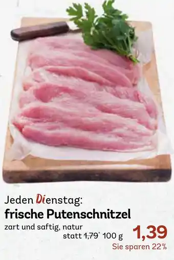 AEZ Jeden Dienstag frische Putenschnitzel Angebot