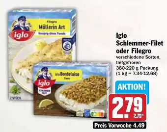 AEZ Iglo Schlemmer-Filet oder Filegro Angebot