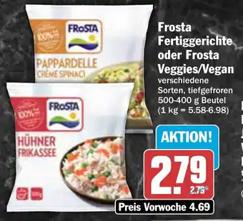 AEZ Frosta Fertiggerichte oder Frosta Veggies/Vegan Angebot