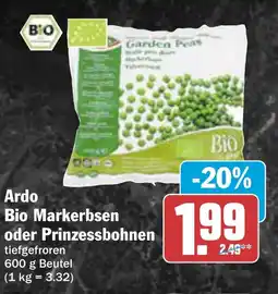 AEZ Ardo Bio Markerbsen oder Prinzessbohnen tiefgefroren Angebot